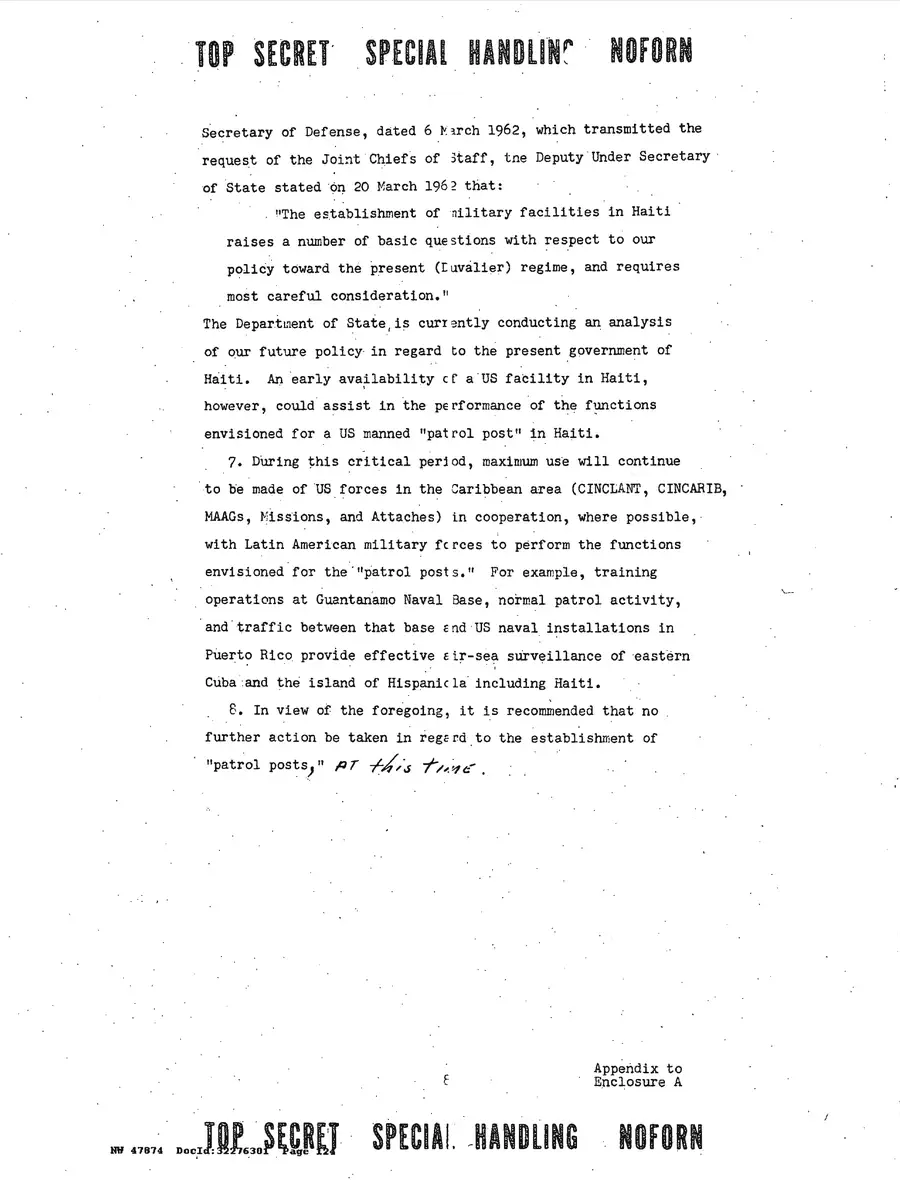 Operation Northwoods — Joint Chiefs of Staff, 1962: source page 124 of 212, the released scan