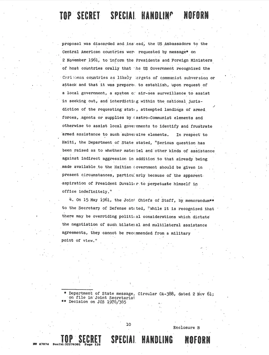 Operation Northwoods — Joint Chiefs of Staff, 1962: source page 126 of 212, the released scan