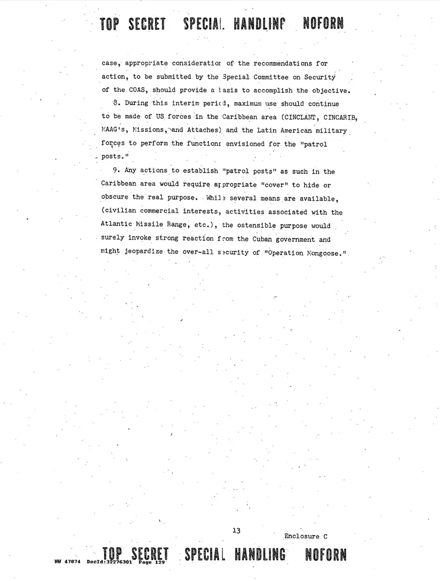 Operation Northwoods — Joint Chiefs of Staff, 1962: source page 129 of 212, the released scan