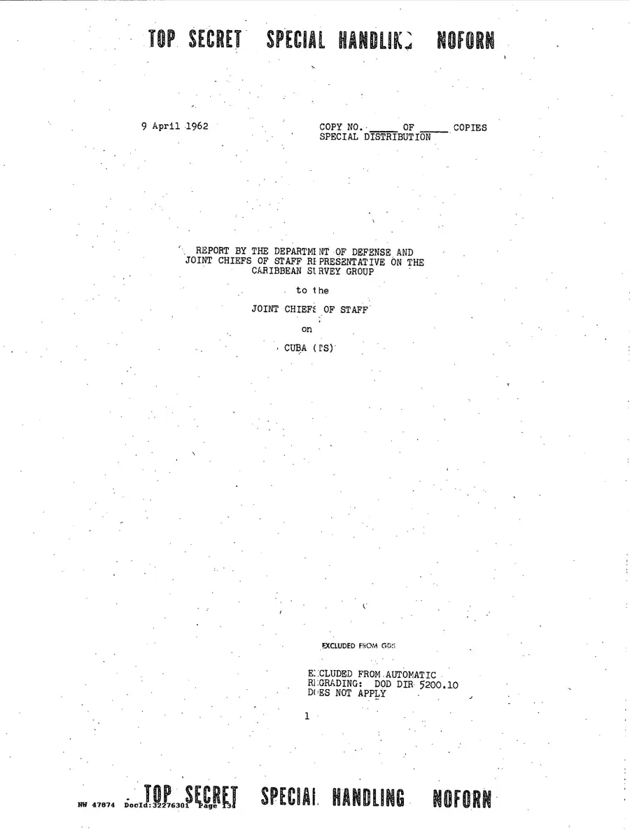 Operation Northwoods — Joint Chiefs of Staff, 1962: source page 134 of 212, the released scan