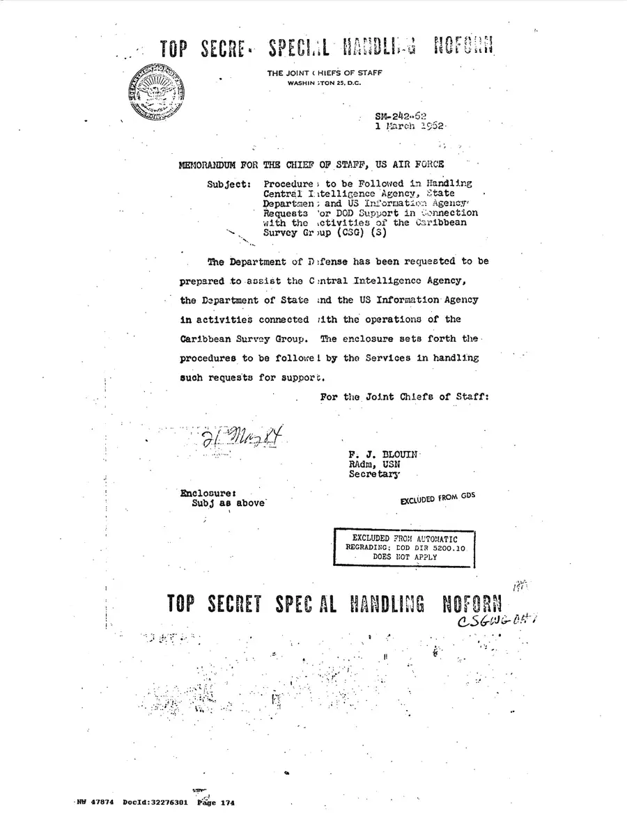 Operation Northwoods — Joint Chiefs of Staff, 1962: source page 174 of 212, the released scan