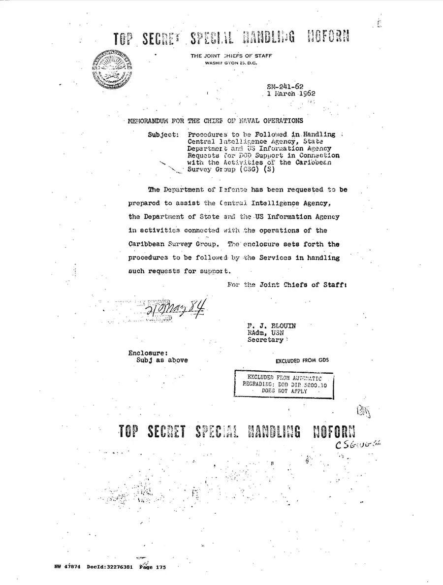 Operation Northwoods — Joint Chiefs of Staff, 1962: source page 175 of 212, the released scan