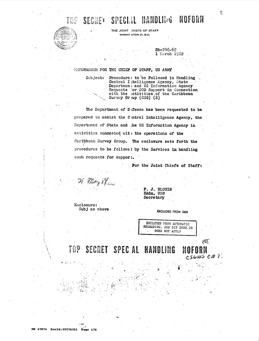 Operation Northwoods — Joint Chiefs of Staff, 1962: source page 176 of 212, the released scan