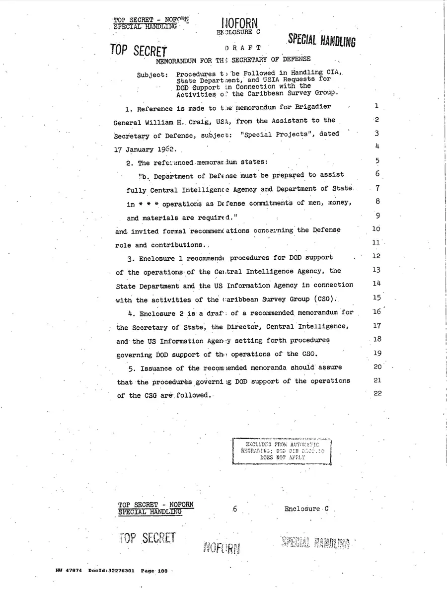 Operation Northwoods — Joint Chiefs of Staff, 1962: source page 188 of 212, the released scan