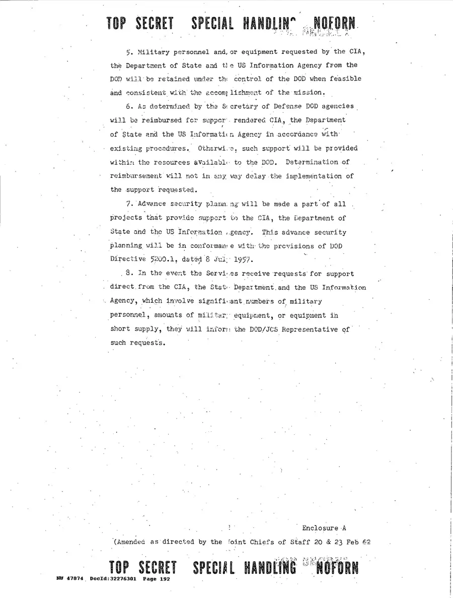 Operation Northwoods — Joint Chiefs of Staff, 1962: source page 192 of 212, the released scan