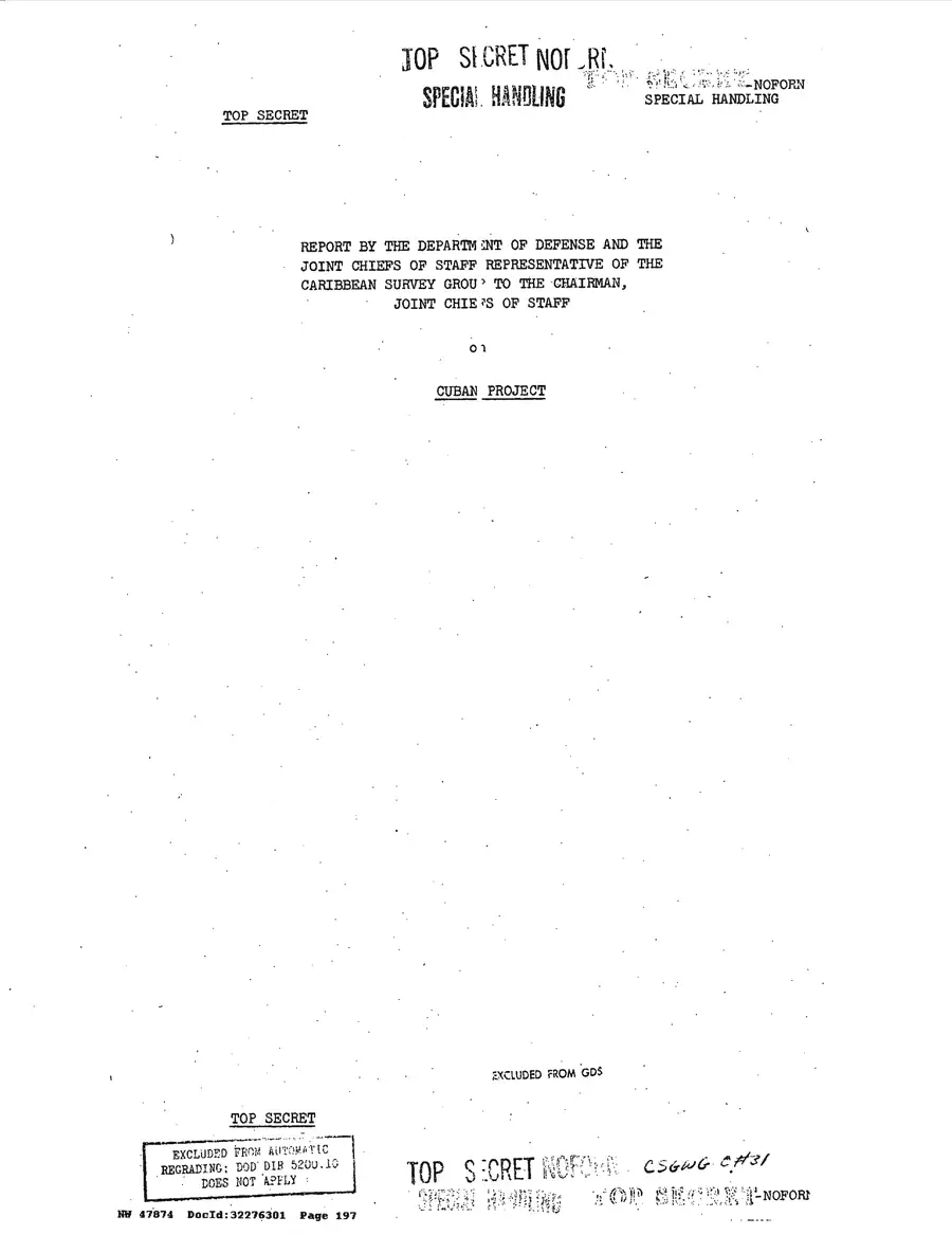 Operation Northwoods — Joint Chiefs of Staff, 1962: source page 197 of 212, the released scan